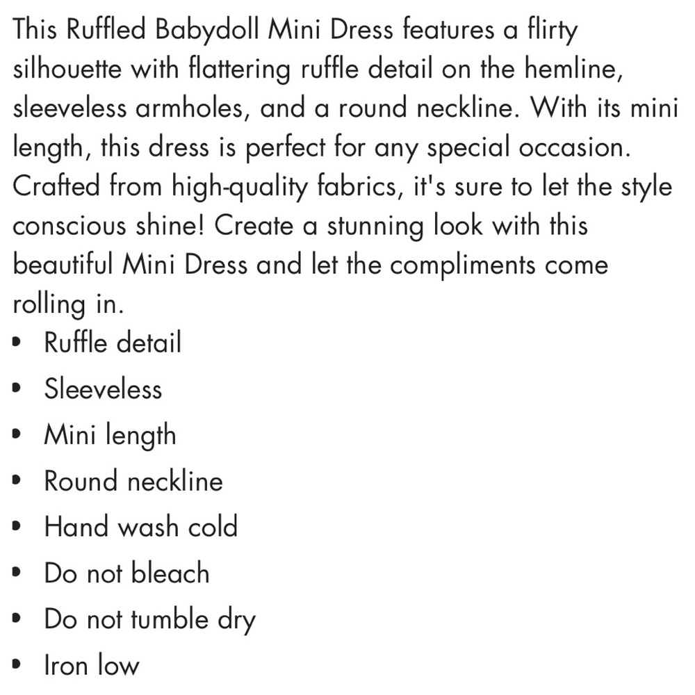 English Factory Ruffled Babydoll Mini Dress - Picture 10 of 11